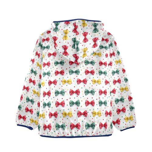 Bows Boys Fleece Coat,Children's Zip-Up Hoodie Jacket,Baby Warm Fashion Outerwear 3-10T,A1132632