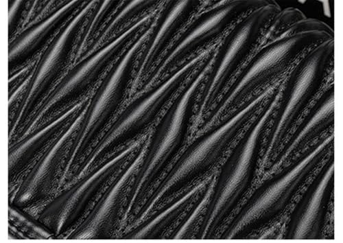 Genuine Leather Lattice Chain Shoulder Crossbody Bag4