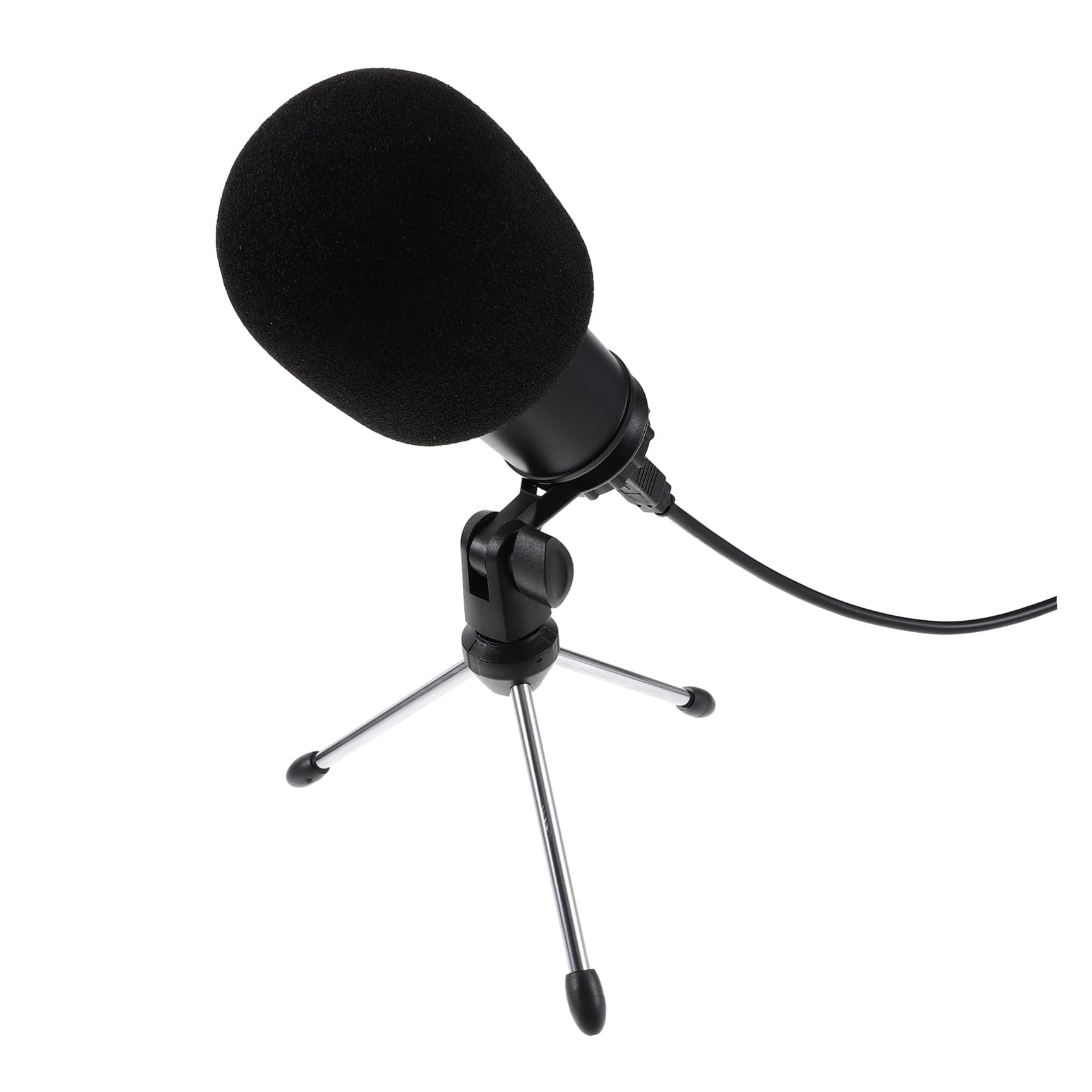1zestaw Usb Mikrofonu Kondensatorowego Do Nagrań Komputerowych z Podstawą Idealny Do Konferencji i Streamingu Łatwy Instalacji i Kompatybilny z Laptopami