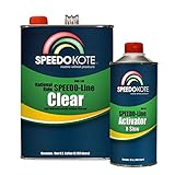 Speedokote SMR-130/95 - Automotive Clear Coat Fast Dry 2K Urethane, 4:1 Gallon Clearcoat Kit with Extra Slow Activator. For California, Delaware, or Maryland, order SS-132.