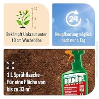 Roundup Unkrautfrei Express 1L Spray gegen Unkraut in Ziergärten – Ansicht 3