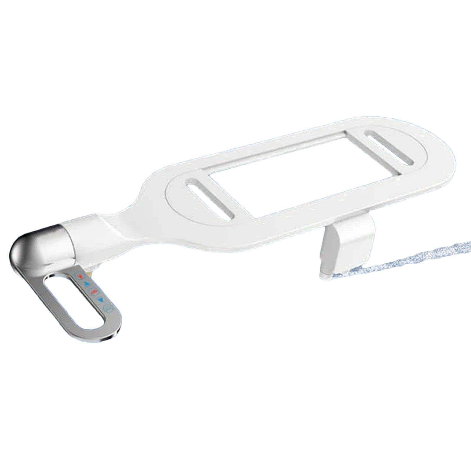 Descargador de asiento de inodoro inteligente,Bidé con descarga de inodoro inteligente,Rociador de lavado ajustable Bidé de doble boquilla no eléctrico - Accesorios de baño para baño Hotel College Dor