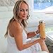 Teabloom All-Beverage Travel Tumbler – Large Capacity 17 oz / 500 ml – Insulated Thermos Mug – Eco-Friendly Bamboo – Hot and Cold Tea Infuser – Cold-Brew Coffee – Fruit-Infused Water – The Naturalist