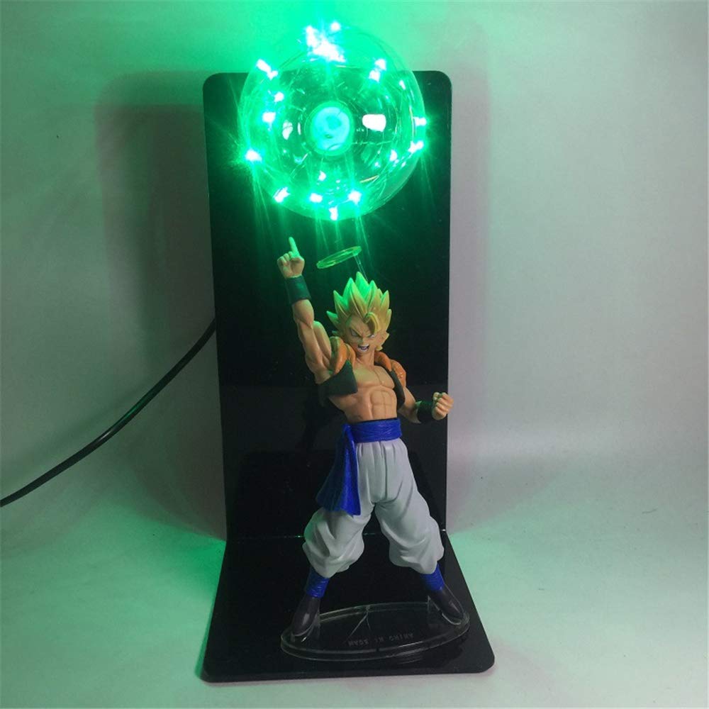 JIANGEGE Dragon Ball Z Lamp Vegeta Strength Bombs Luminaria Table Lamp DBZ Decorative Lights Kids Baby Children LED Night Light for Bedroom,Green
