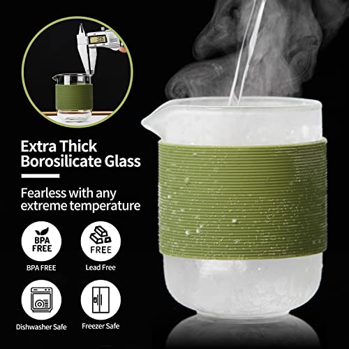 Dopudo Sparrow Glass Tea Set, Portable Small Gongfu Teapot With 1 Infuser, 2 Cups And 1 Master Mug, All In One Water Resistant Case For Travel, Business Trip, Hotel #TOP3