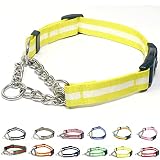 PUROAYET Martingale Collar for Dogs,Adjustable Nylon Collars with Quick Release Buckle,Multicolor St