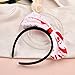 Xiyantiji Halloween Headbands for Women Red Blood Bow Hair Accessories for Girls Cosplay Party Decorstions Headwear Goth Bloody Hair Bows Headband for Teens Halloween Hairbands Headwraps
