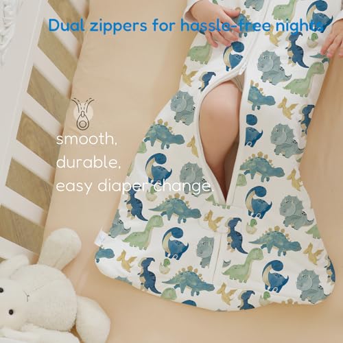 Image of TotAha Sleep Sack 15-18-24 Months 1.0 TOG, Unisex Buttery Soft Sleeping Sacks with 2-way Safe Zipper, Premium Winter Sleep Bag