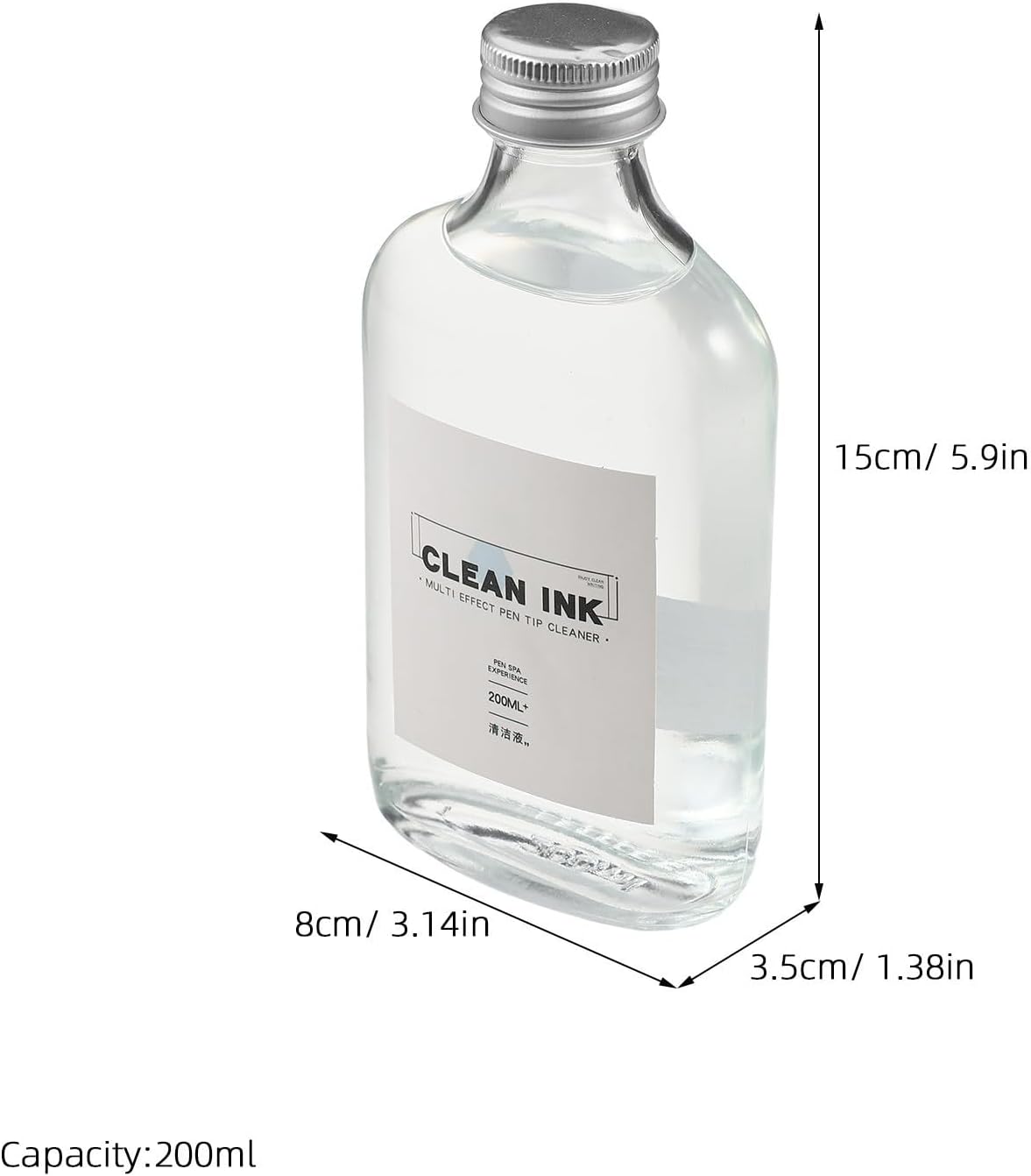 Fountain Pen Nib Cleaner Liquid for Home School Use 200ml