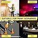 Kittmip 2 Pcs Solar Flashing Traffic Lights Solar Warning Lights Industrial Warning Traffic Safety Barricade Signal Flashing 2 Sided Visibility Amber LED, Amber