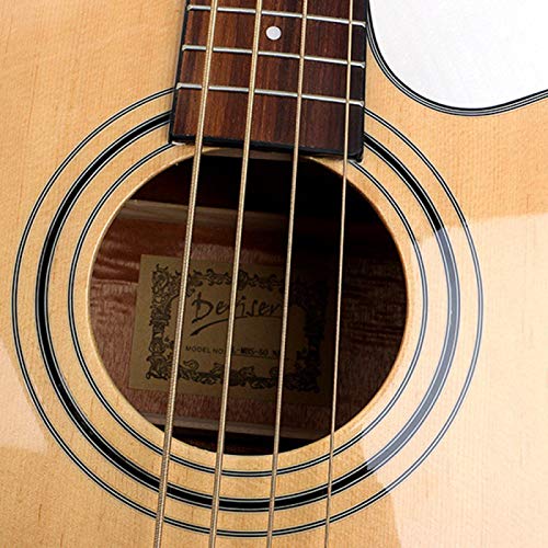 KEPOHK 41 pouces guitare basse épicéa acajou Sapele laque brillante instrument de musique basse en bois pour débutants… - Les Beatles, Paul McCartney, John Lennon, RIngo Starr, George Harrison KEPOHK 41 pouces guitare basse épicéa acajou Sapele laque brillante instrument de musique basse en bois pour débutants… – Image 6
