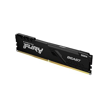 Kingston FURY BEAST 3200MHz DDR4 8GB‪✕‬4 Kingston Fury Beast 8GB 3200MHz DDR4 CL16 Desktop Memory