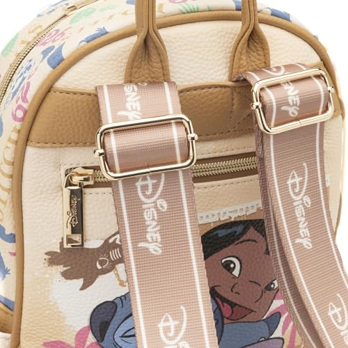 Image of Wondapop Disney Stitch Aloha 11 inch Vegan Leather Fashion Mini Backpack