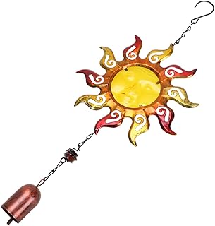 YARNOW 1 Peça Corredor Sinos De Vento Sinos De Vento Caseiros Sinos De Vento Sinos De Vento Para Jardim Varanda Em Forma De Sol Sinos De Vento Pendurados Sino De Vento Ornamento Pingente