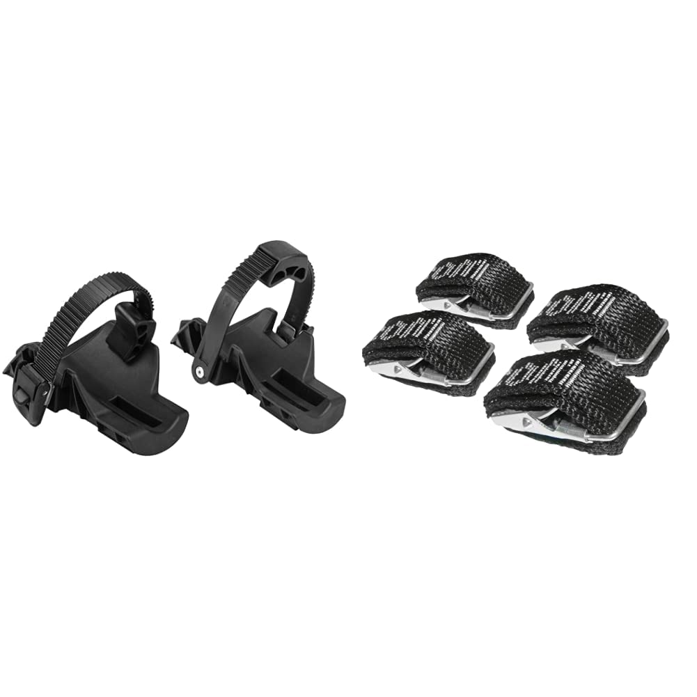 Eufab Premium Bike Stopper Rim Shoes For Wide Tires – Fits Rear Carriers, Black