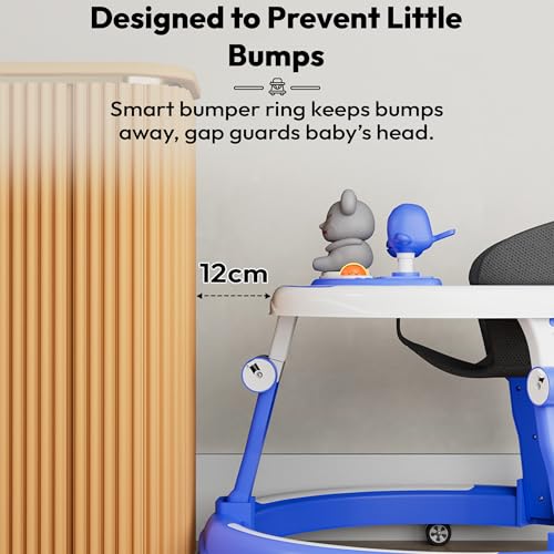 Image of StarAndDaisy Baby Walkers for 9 Months + Or 6-24 Month Baby Boy Girl /360Walker for Kids with 7 Level Height Adjustment /Walker for Baby with Switchable Food & Musical Toy Tray.