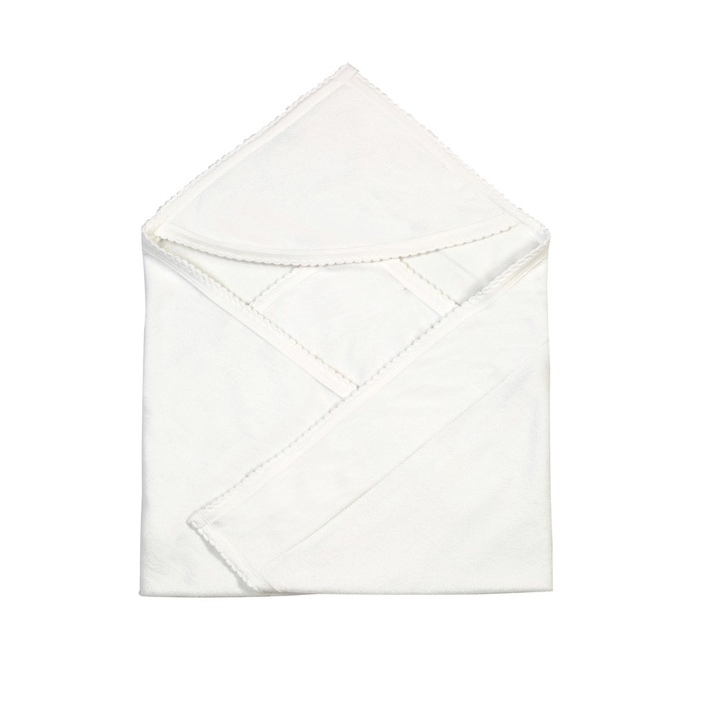 BRIM HUGS & CUDDLESPure White Terry Towel Perfect Receiving just Born Baby (Pack of 1)