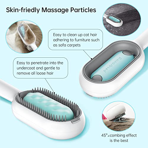 Petgravity-4-in-1-Universal-Pet-Knots-Remover-Multifunctional-Pet-Hair-Cleaning-with-Wet-Wipes-Reusable-Magic-Hair-Comb-Dog-Hair-Brush-for-Pet-Massage-and-Grooming-LongHaired-Blue