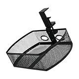 Limtula Werkzeuglose 360-Grad Ablage Unter Dem Schreibtisch Mit Metallmontage Zur Raumoptimierung Büro/zu Hause. Hängende Schreibtisch Organizer Aus Metall