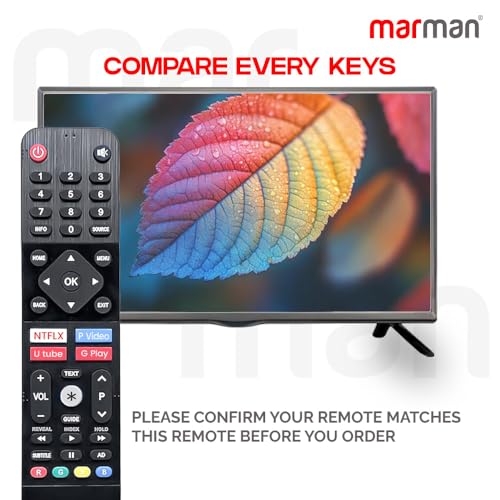 Image of marman Compatible with Panasonic TV Remote Control Original Suitable for 4K LCD UHD OLED TV Infrared Non Voice Command with Streaming Apps - No Programming Needed