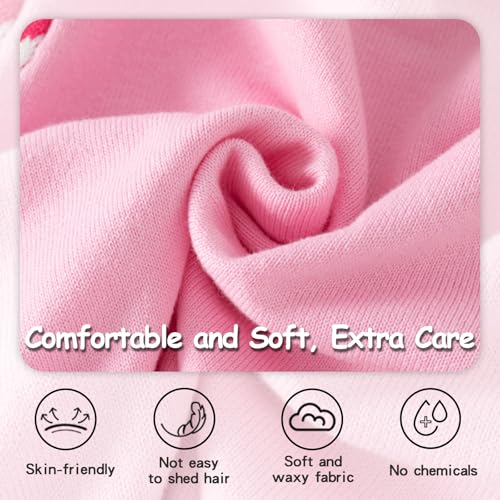 Toddler Floral Print Pullover Knit Sweater, Girls Cute Crewneck Long Sleeve Sweatshirt, Fall Sweaters Size 2-7T4