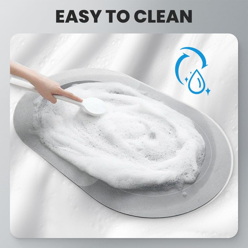 hoehew Modernized Magic Mat - Tapete mágico para baño, 2024, de secado rápido, superabsorbente, antideslizante, tapete de baño de diatomea, barro, cocina, hogar