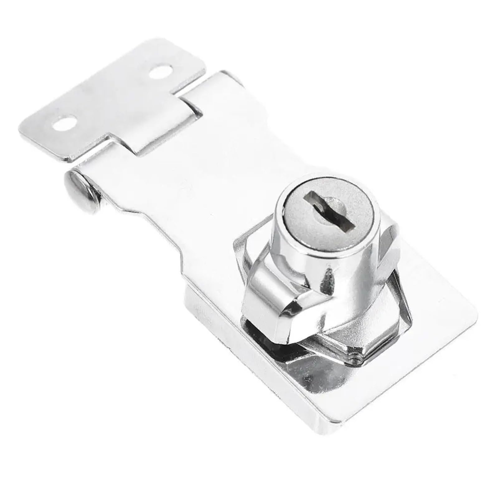 Cerradura for puerta de gabinete, 2 uds., 25mm, acabado brillante, hierro resistente, cerrojo con llave acero inoxidable for cajón, armario, pestillo for muebles Para Puertas