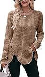 Photo Gallery luotelk donna manica lunga girocollo maglione a tinta unita elegante maglia con bottoni pullover per autunno(m) Photo Gallery luotelk donna manica lunga girocollo maglione a tinta unita elegante maglia con bottoni pullover per autunno(m)