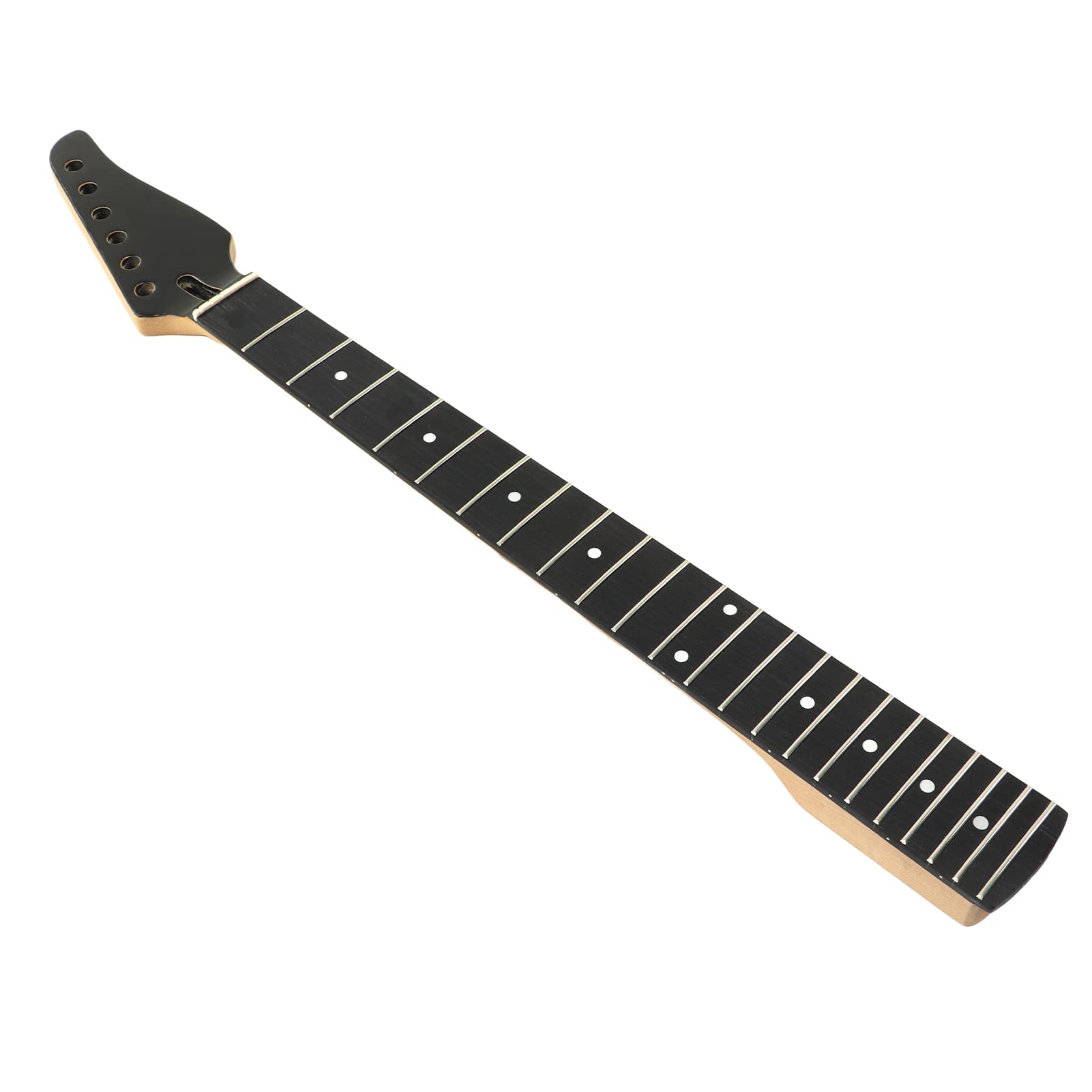 Mtlavichness Guitarra eléctrica Cuello Premium Arce reemplazo de Madera para Guitarras rotas o dañadas Mejora el Rendimiento del Sonido y fácil de Instalar con 22 trastes 10mm