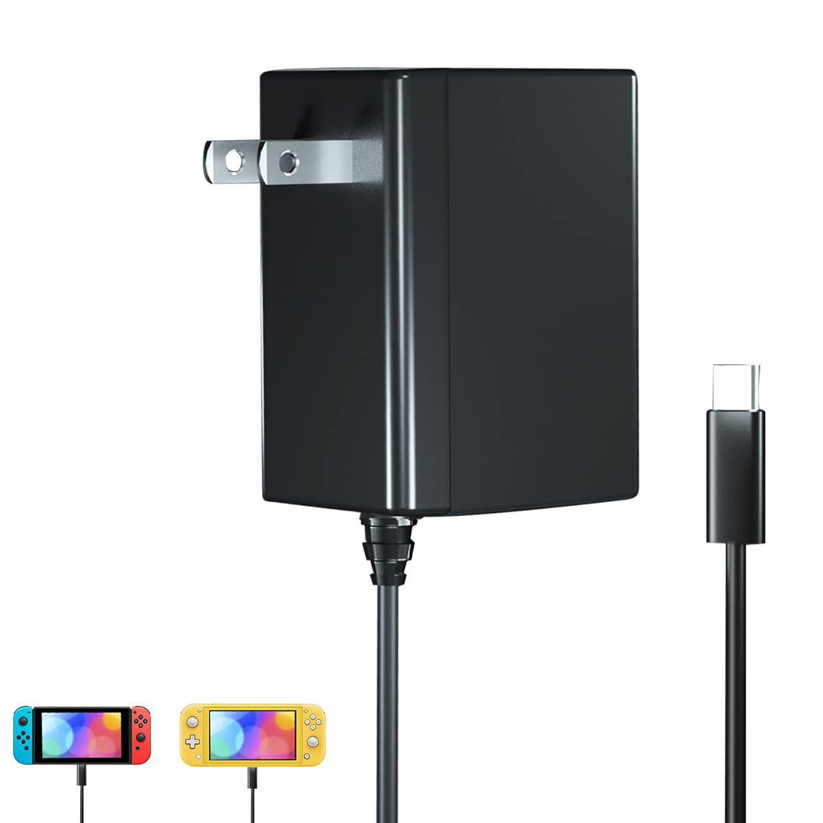 Charger for Nintendo Switch with 6 6FT Charging Cable AC Power Supply Adapter to Nintendo Switch and OLED