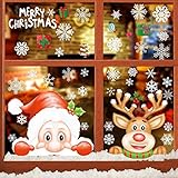 Zoom IMG-2 natale finestra decorazione adesivi per