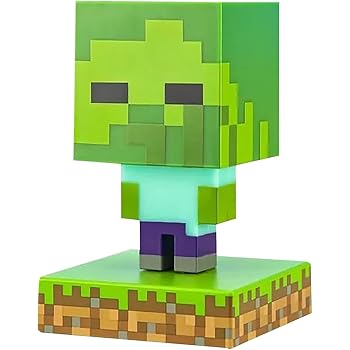Paladone Minecraft Zombie Icon Light BDP Mini Night Light 11cm Tall