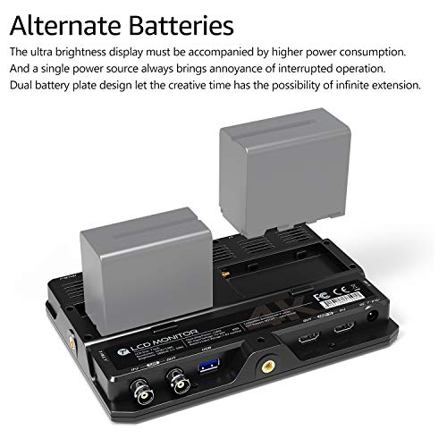 KOCAN H7S Monitor da 7 Pollici 4K Ultra Brightness...