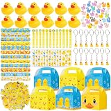 Vanblue 172 Pcs Duck Party Favors Goodie Bag Stuffers for Kids