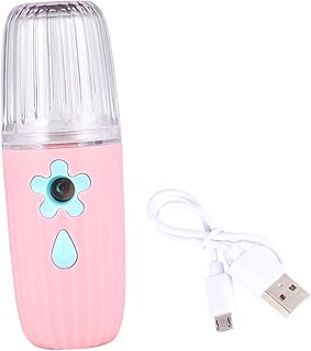 minkissy 1Pc Instrumento Hidratante USB Pulverizador De Névoa Portátil Nano Hidratante Facial Mini Umidificador Nano Pulverizador De Névoa Portátil Mister Facial Facial