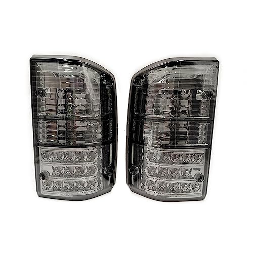 Lámpara luz trasera de freno Nissan Patrol GQ Y60 GR 1987-1997 cubierta negra 2 pzas