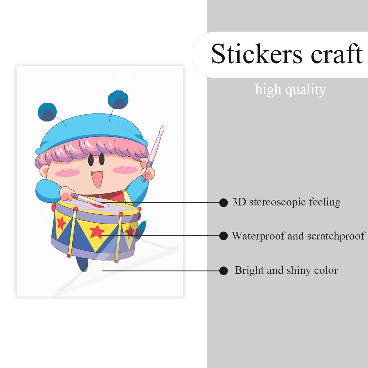 Amazon.co.jp: ミルモでポン！ ステッカーセット クリスタルステッカー