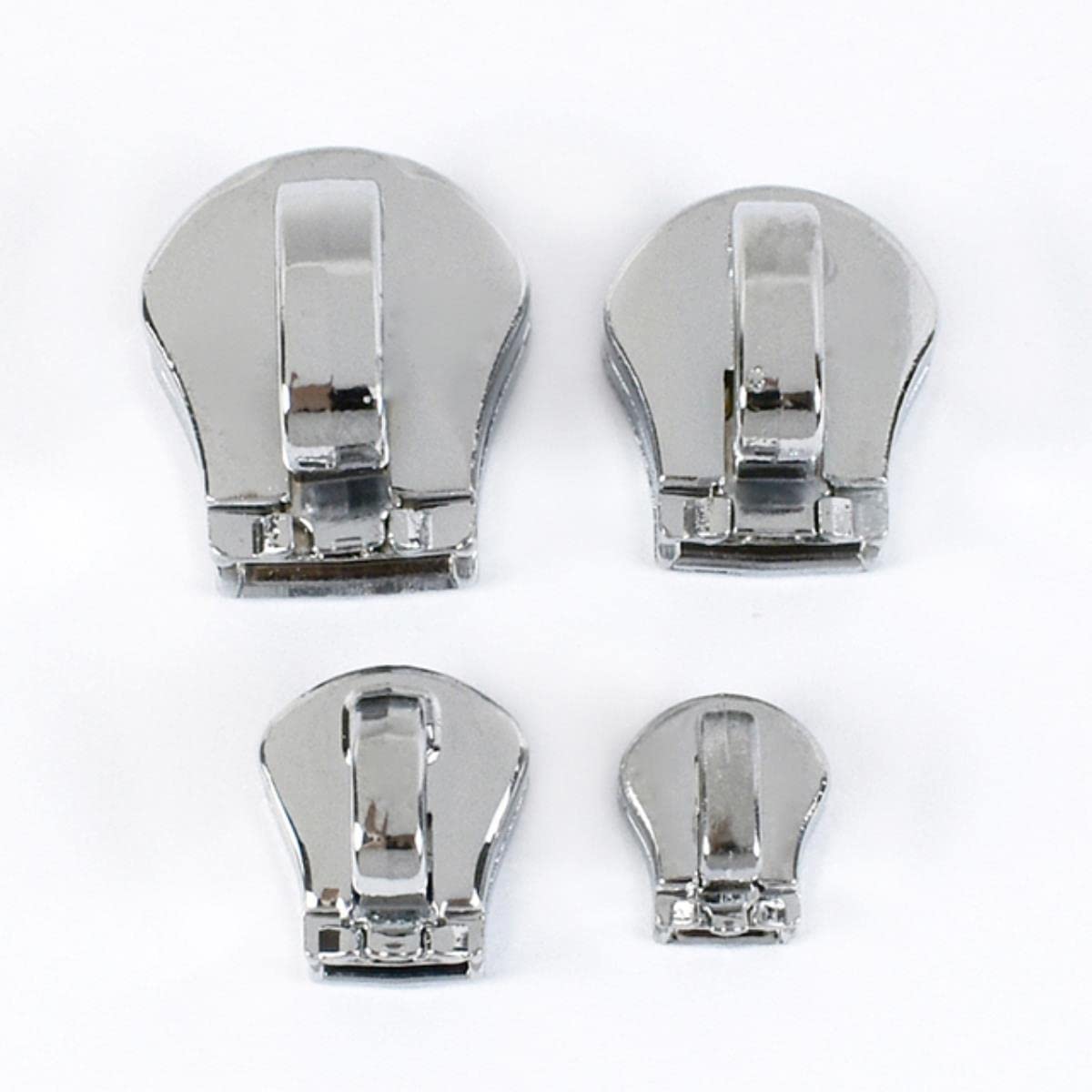 10 Uds 3# 5# 8# 10# deslizador de cremallera para bolsa de cinta con cremallera de Metal cremalleras para ropa Kit de reparación de tirador de cabeza accesorio de bloqueo de cremalleras para equip