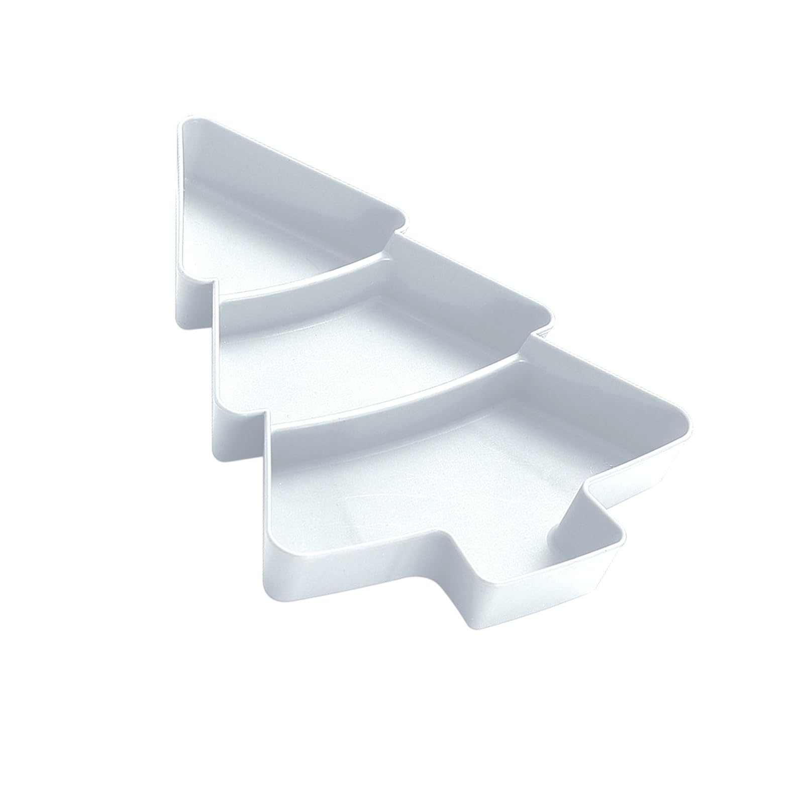 Xjdzineq Multiple Section Holiday Snacks Tray Christmas Tree Designs for Candy Nut and Party Serving Candy for Holidays