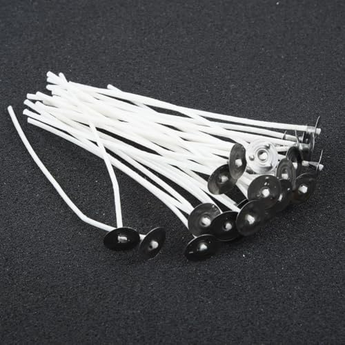 Pabilos para Velas Cotton Core Pre-waxed 30 piezas 10 cm