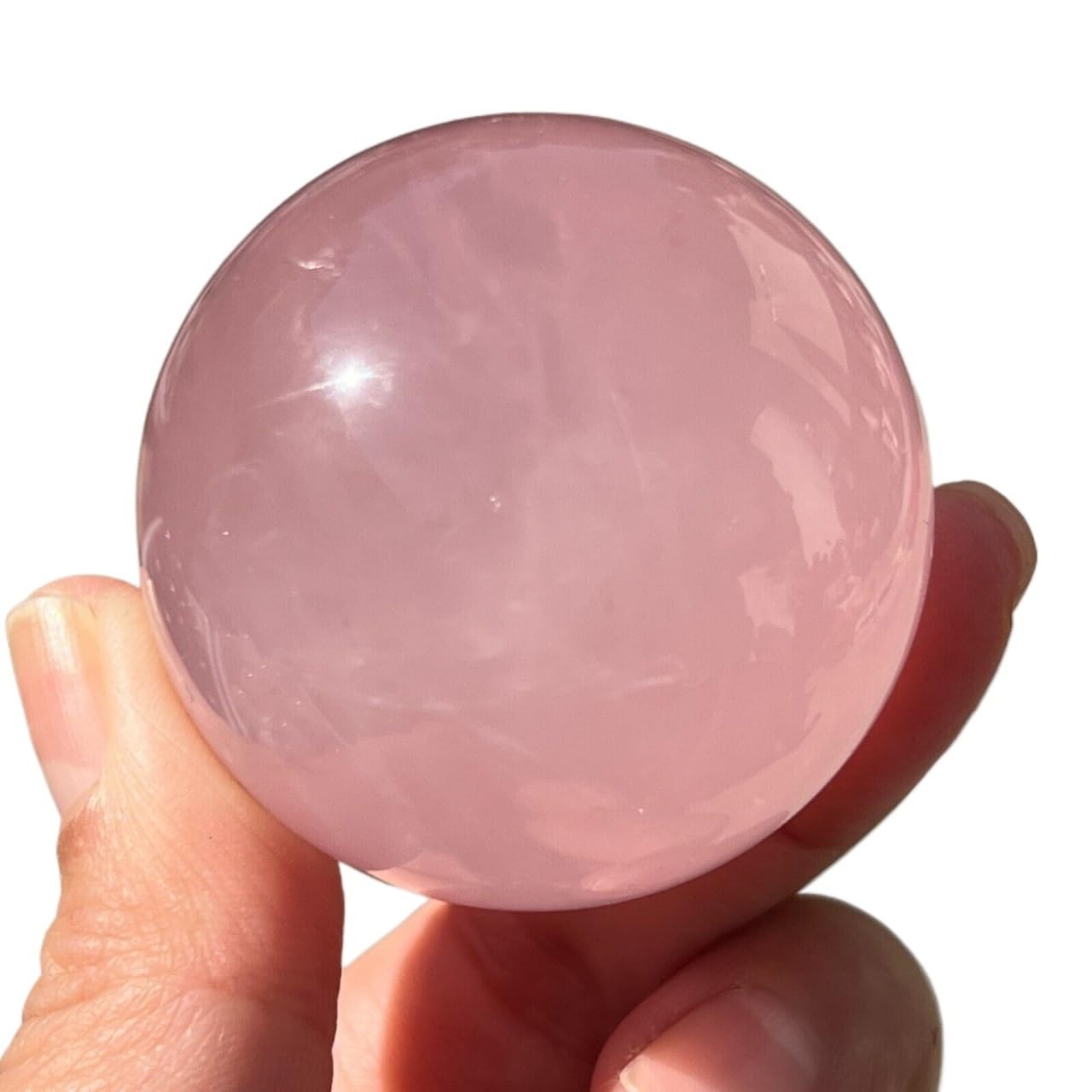 SHFTQXSLAT Decorative Ornaments Rose Ball Crystal Sphere (Size : 1200-1500g)