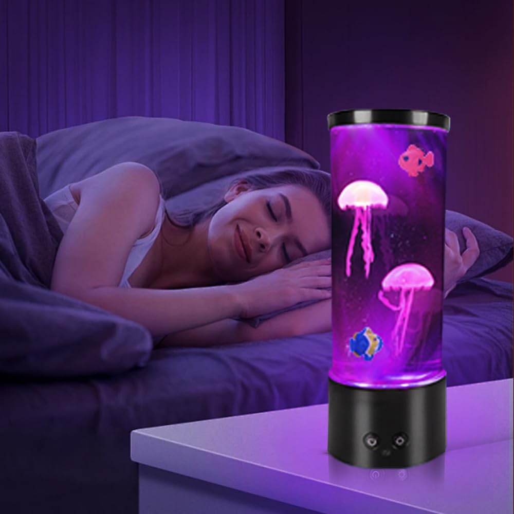 Amazon.co.jp : クラゲ溶岩ランプ クラゲLEDランプ 水族館ナイトライト