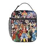 ARDSEL Anime Lunch Bag Reusable Lunch Box Portable Leakproof Tote Lunch Box Bag For Travel Lunch Tote Lunch Box For Men Gifts