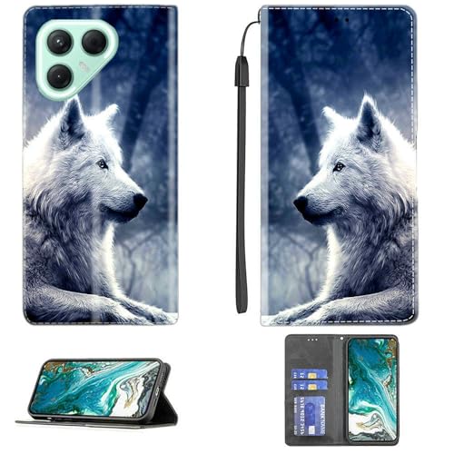 Custodia Comaptibile per Tecno Pova 7 PRO 5G Lj8 Case Cover Supporto Premium in PU con 9H HD Vetro Temperato CPT29