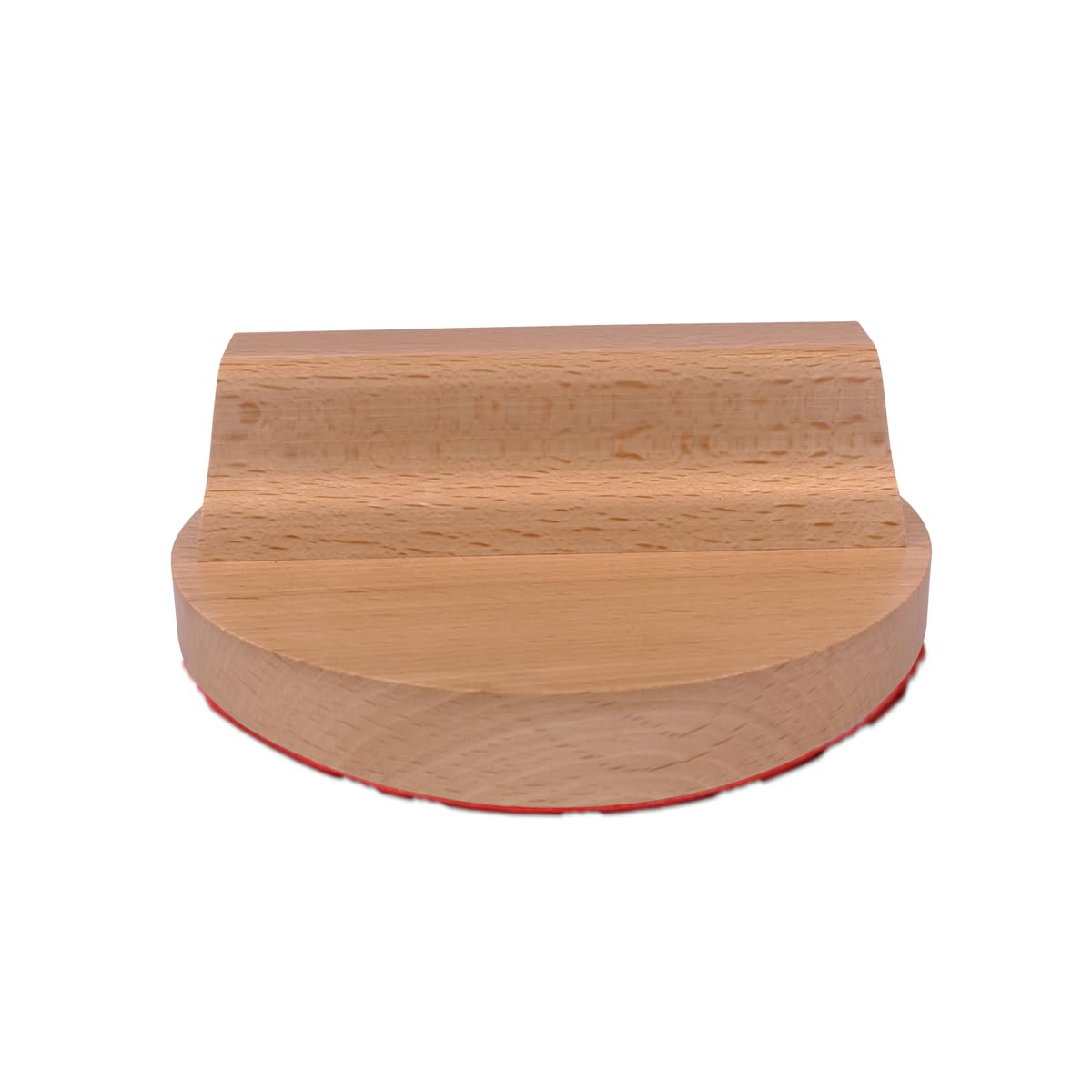 Timbro rotondo personalizzabile, diametro 14 cm, in legno, grande timbro in legno per personalizzare con testo e logo, opzionale con tampone per timbri