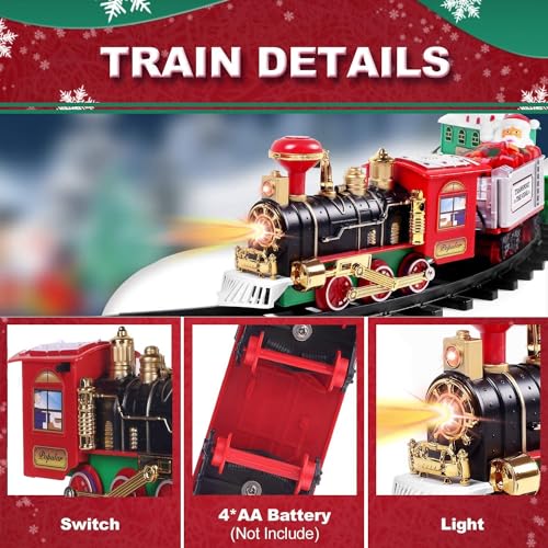 Produktbild von Hot Bee Weihnachtszug Elektrisch Mit Fernbedienung, Zug Eisenbahn