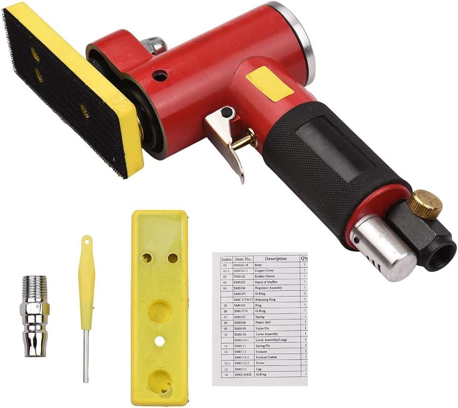 Amazon | ミニオービタルサンダー, 2つのサンディングパッドを備えた