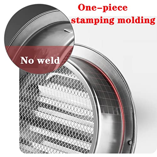 Rejilla redonda con nariz de toro y cubierta de ventilación para extractor exterior 7