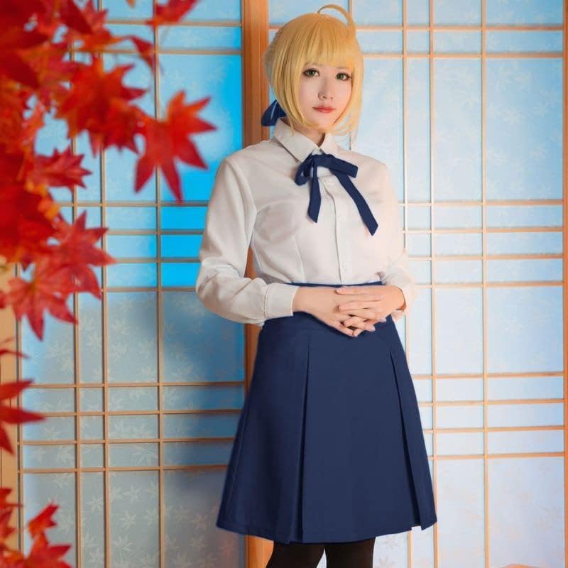 Amazon.co.jp: Fate stay night セイバーSaber常服 コスプレ衣装