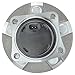 TRQ 2 Piece Rear Wheel Bearing & Hub Assembly Set Compatible with 2003-2008 Pontiac Vibe Toyota Corolla Matrix 2004-2009 Prius